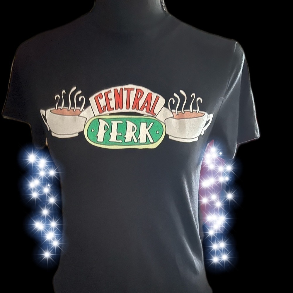 Friends Central Perk Coffee Shop Graphic Tee Size XS